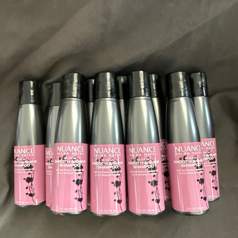 Nuance by Salma Hayek Smooth & Shine Shampoo Set of 10- Hard to find!!
